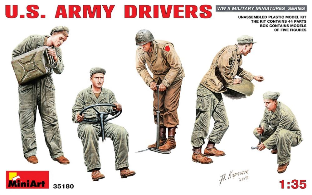 Image 0 of Miniart Models 1/35 US Army Drivers (5)