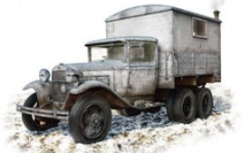 Miniart Models 1/35 GAZ-AAA Truck w/Box Body