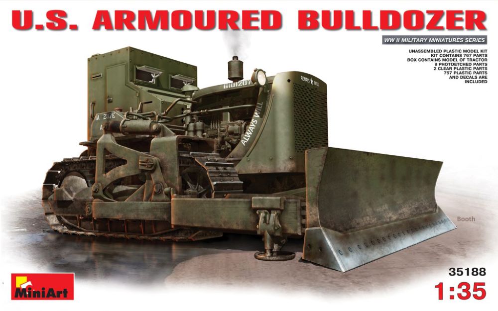 Image 0 of Miniart Models 1/35 US Armored Bulldozer