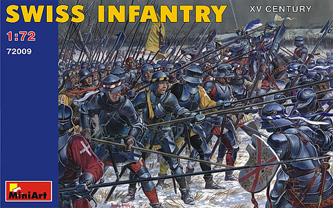 Miniart Models 1/72 XV Century Swiss Infantry (48)