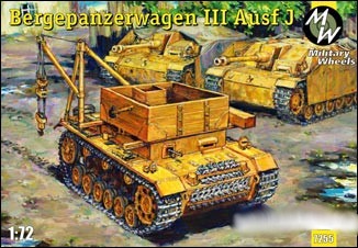 Image 0 of Military Wheels Models 1/72 Bergepanzerwagen III Ausf J Tank