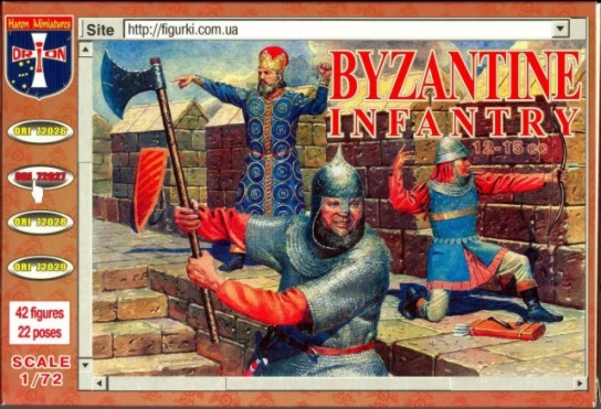 Orion Figures 1/72 Byzantine Infantry (42)