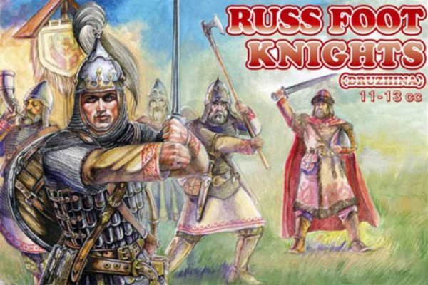 Orion Figures 1/72 Russ Foot Knights XI-XIII Century (48)