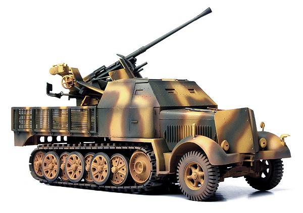 Image 0 of Forces Of Valor Unimax 1/72 German SdKfz 7/2 Halftrack w/37mm AA Gun Eastern Fro