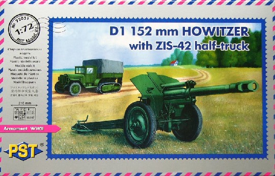 Image 0 of PST Models 1/72 ZIS42 w/D1 152mm Howitzer Mod 1943 72031