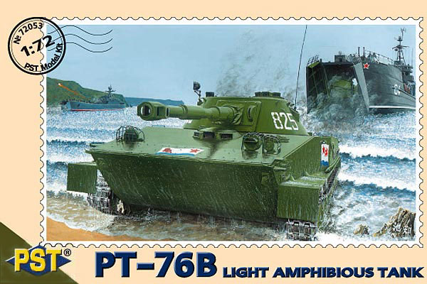 Image 0 of PST Models 1/72 PT76B Soviet Light Amphibious Tank 72053