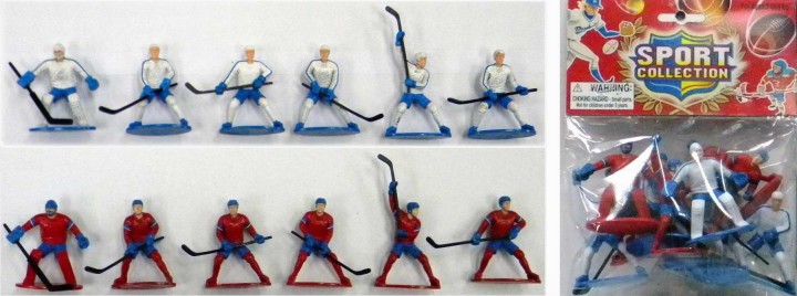 Image 0 of Plastic Hockey Action Figures Playset 