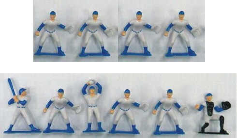 Image 0 of Plastic Baseball Action Figures Playset