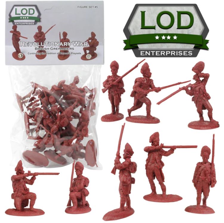 LOD British Grenadiers 1/32nd Plastic Figures Set