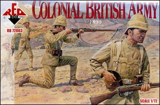 Red Box Figures  1/72 Colonial British Army 1890 (12)