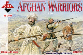 Red Box Figures  1/72 Afghan Warriors 1890 (48)