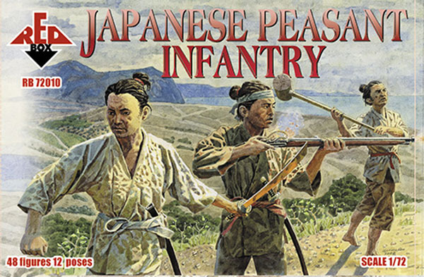 Red Box Figures  1/72 Japanese Peasant Infantry (48)