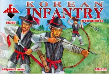 Red Box Figures  1/72 Korean Infantry XVI-XVII Century AD (48)