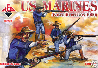 Image 0 of Red Box Figures  1/72 US Marines Boxer Rebellion 1900 (48)