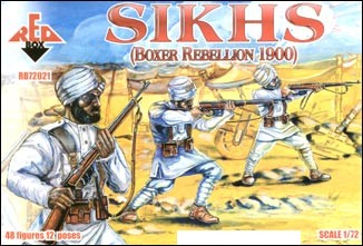 Red Box Figures  1/72 Sikhs Fighters Boxer Rebellion 1900 (48)