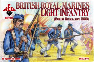 Red Box Figures  1/72 British Royal Marine Light Infantry Boxer Rebellion 1900 (