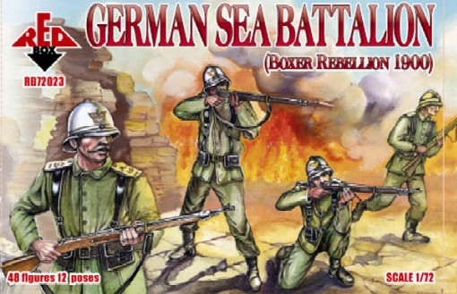 Red Box Figures  1/72 German Sea Battalion Boxer Rebellion 1900 (48)