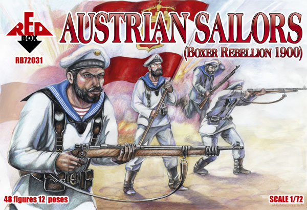 Red Box Figures  1/72 Austrian Sailors Boxer Rebellion 1900 (48)