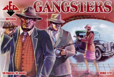 Image 0 of Red Box Figures  1/72 Gangsters (56)