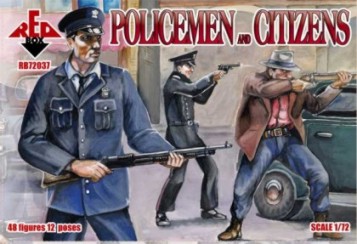 Red Box Figures  1/72 Policemen & Citizens (48)