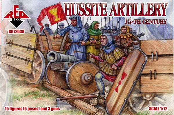 Red Box Figures  1/72 Hussite Artillery XV Century (15)