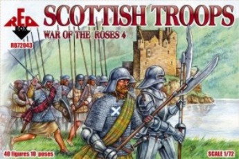 Red Box Figures  1/72 War of the Roses: Scottish Troops (40)