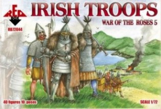 Image 0 of Red Box Figures  1/72 War of the Roses: Irish Troops (40)