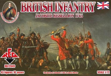Red Box Figures  1/72 British Infantry Jacobite Rebellion 1745 (43)