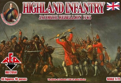 Image 0 of Red Box Figures  1/72 Highland Infantry Jacobite Rebellion 1745 (43)