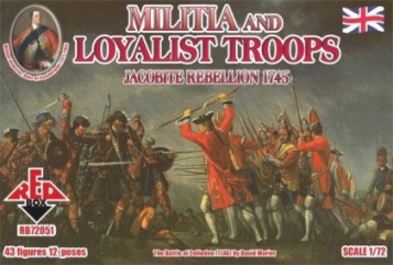 Red Box Figures  1/72 Militia & Loyalist Troops Jacobite Rebellion 1745 (43)