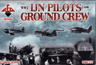 Image 0 of Red Box Figures  1/72 WWII IJN Pilots & Ground Crew (42)