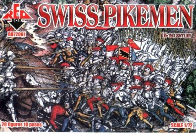 Image 0 of Red Box Figures  1/72 Swiss Infantry w/Pike Weapons XVI Century