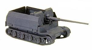 Image 0 of Herpa Minitanks 1/87 Grille Tank w/88mm AA Gun