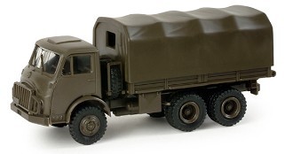 Image 0 of Herpa Minitanks 1/87 Steyr 680 M3 6x6 Flatbed Truck w/Cover