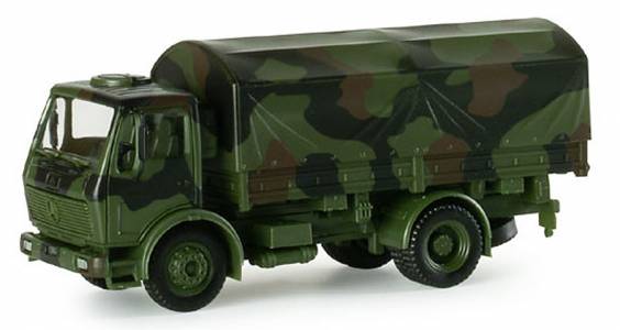 Image 0 of Herpa Minitanks 1/87 DB LKW 5-Ton German Army Cargo Truck (Green Camouflage) (D)