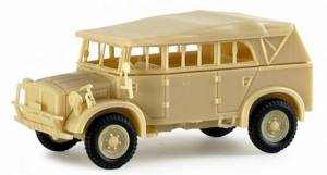 Image 0 of Herpa Minitanks 1/87 Horch Type 40 Closed Top Transporter  (Desert Tan)