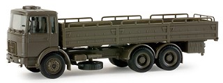 Image 0 of Herpa Minitanks 1/87 MAN 10T Stake Body Army Truck
