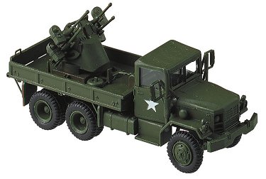 Image 0 of Herpa Minitanks 1/87 US Army M35 Stake Body Truck & Flak