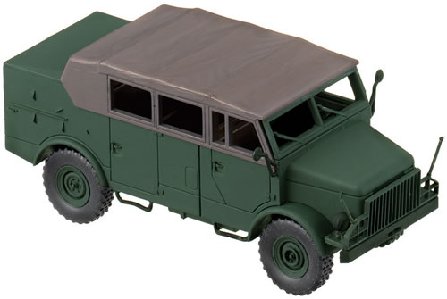 Image 0 of Herpa Minitanks 1/87 Kubelwagen Borgward Light Military Truck (Olive Green/Grey)