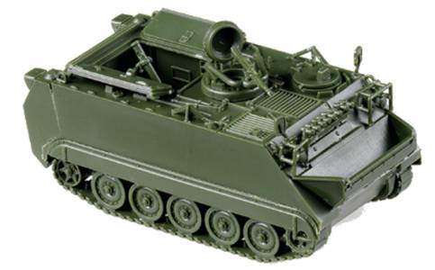 Image 0 of Herpa Minitanks 1/87 M113A1 German Army Tracked Vehicle w/120mm Heavy Mortar (Ol