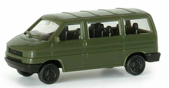 Image 0 of Herpa Minitanks 1/87 VW T4 German Army Bus (Olive Green) (D)