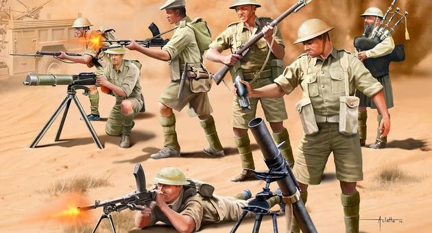 Image 0 of Revell 1/76 WWII British 8th Army (44)