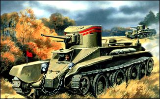 Image 0 of Unimodels Plastic Model Kit 1/72 BT2 Russian Tank