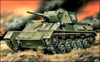 Unimodels Plastic Model Kit 1/72 T70M Russian Light Tank