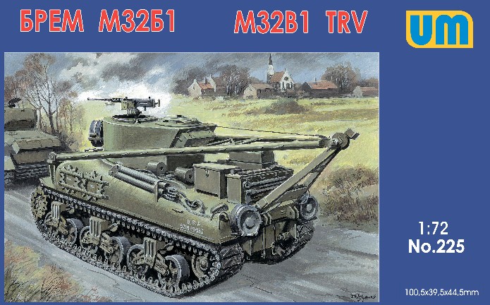 Unimodels Plastic Model Kit 1/72 M32B1 Tank Recovery Vehicle