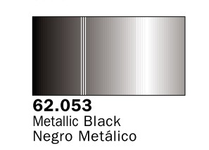 Vallejo Paints 60ml Bottle Metallic Black Premium
