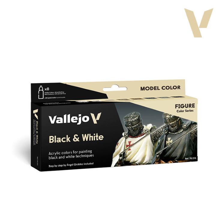 Vallejo Black Model Color Paint, 17ml