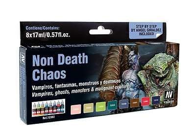 Image 0 of Vallejo Paints 17ml Bottle Non Death Chaos Game Color Paint Set (8 Colors)