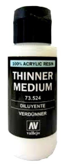 Vallejo Paints 60ml Bottle Thinner Medium