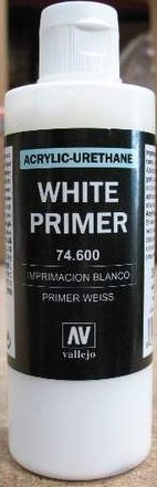 Vallejo Paints 200ml Bottle White Primer